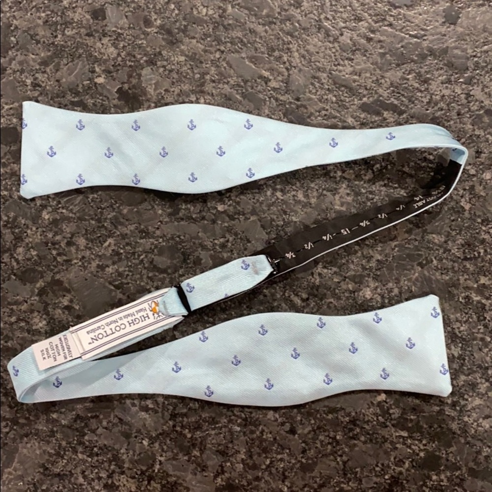 Men’s Baby Blue Anchor Bow Tie!